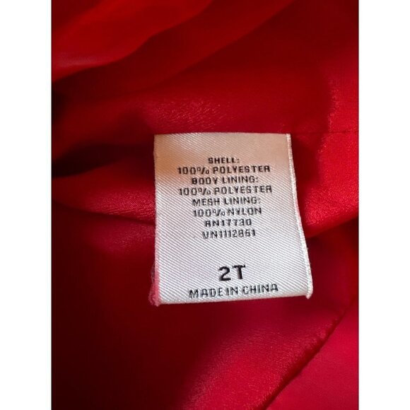 Neiman Marcus Jason Wu Red Girls Dress Size 2T Christmas Holiday - Picture 7 of 8